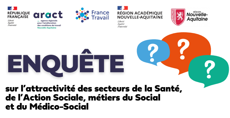 Ce visuel illustre le lancement de l'enquête attractivité
